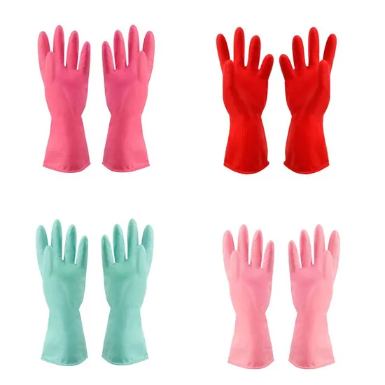 China Wholesale Durable Customizable Rubber Househole Gloves for Gardening and Pet Care