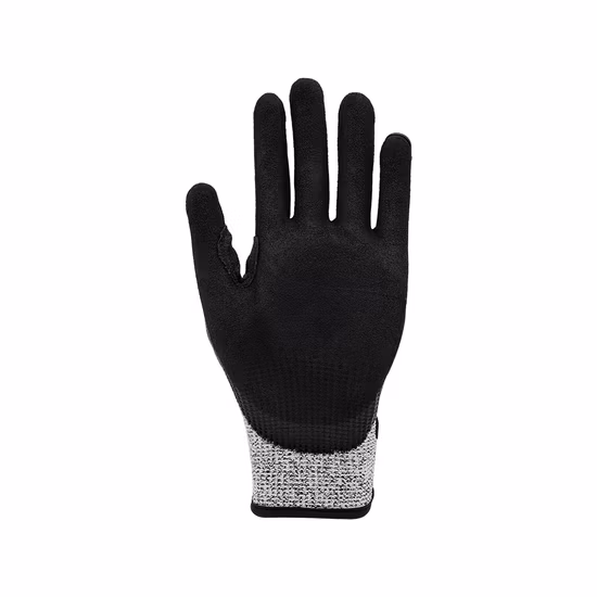 Factoryshop 10%할인 A5 Hppe 절단 방지 충격 보호 TPR 작업 안전 미끄럼 방지/진동 니트릴 샌디 팜 코팅 터치스크린 장갑