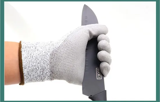 식품 등급 안티 컷 장갑 Guantes Anticorte 레벨 5 컷 방지 장갑
